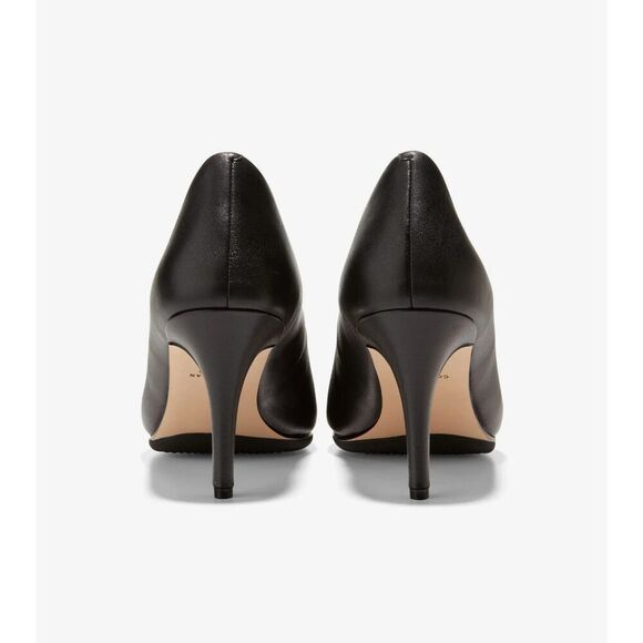 Cole Haan Grand Ambition W15828-001 Heels Women's 9.5 Black Leather Pump ZPO1443 - Picture 9 of 12